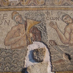 fison-ve-gion.jpg Hadrianoupolis Fison ve Gion Mozaik Tablosu